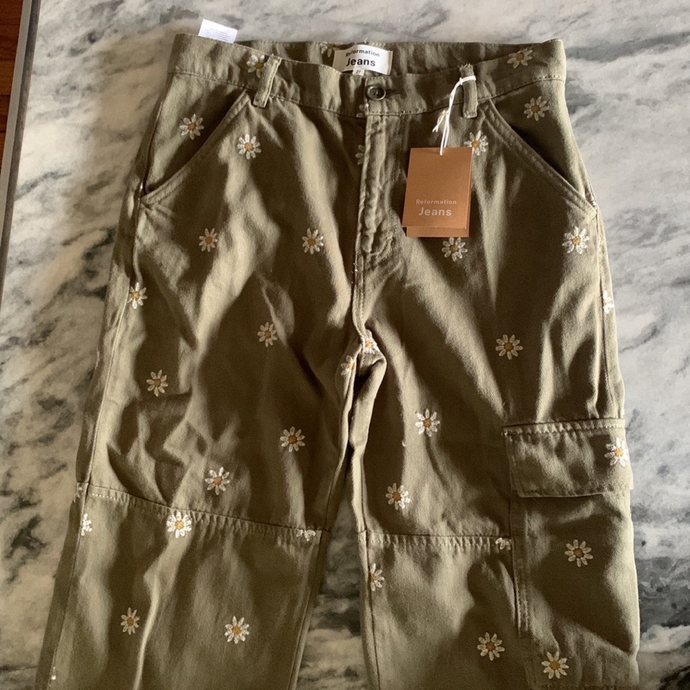 REFORMATION — Bailey High Rise Utility Pant
